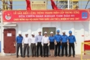 Tổng kết 90 ngày đêm cao điểm sửa chữa giàn khoan Tam Đảo 01