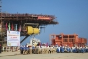 Sơ kết thi đua 90 ngày đêm cao điểm sửa chữa giàn khoan Tam Đảo 01